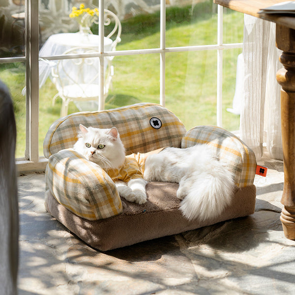 MewooFun Retro Multi-Functional Indoor Soft Luxury Pet Cat Sofa Bed