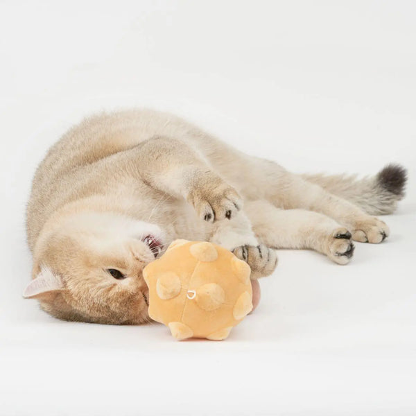 Interactive Catnip Soft Cat Toy Durian Makesure