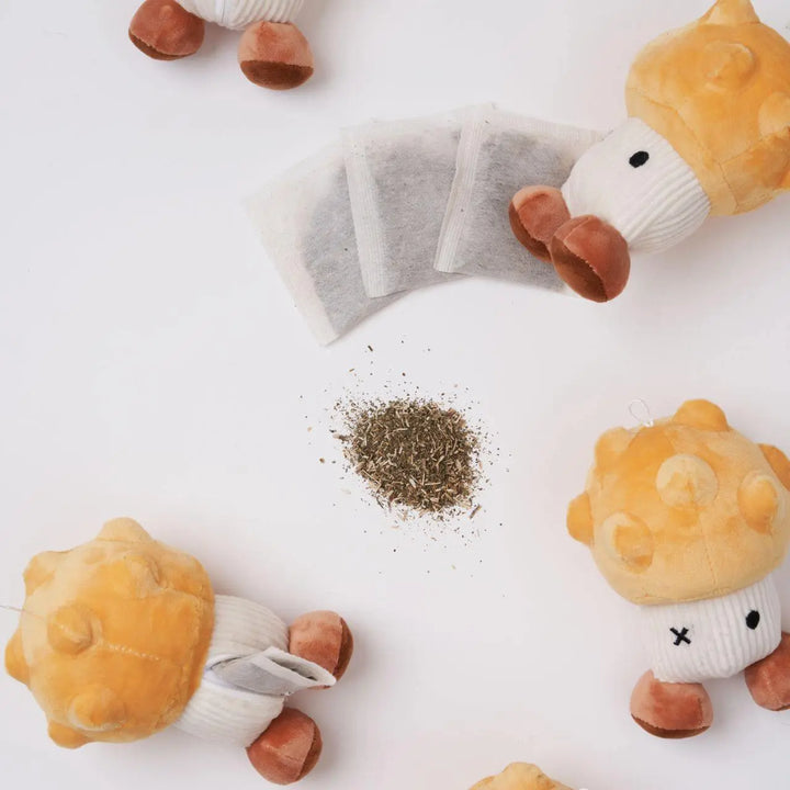 Interactive Catnip Soft Cat Toy Durian Makesure